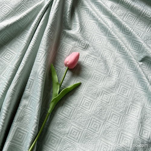 Polyester Embossed Velvet Hometextile Fabric